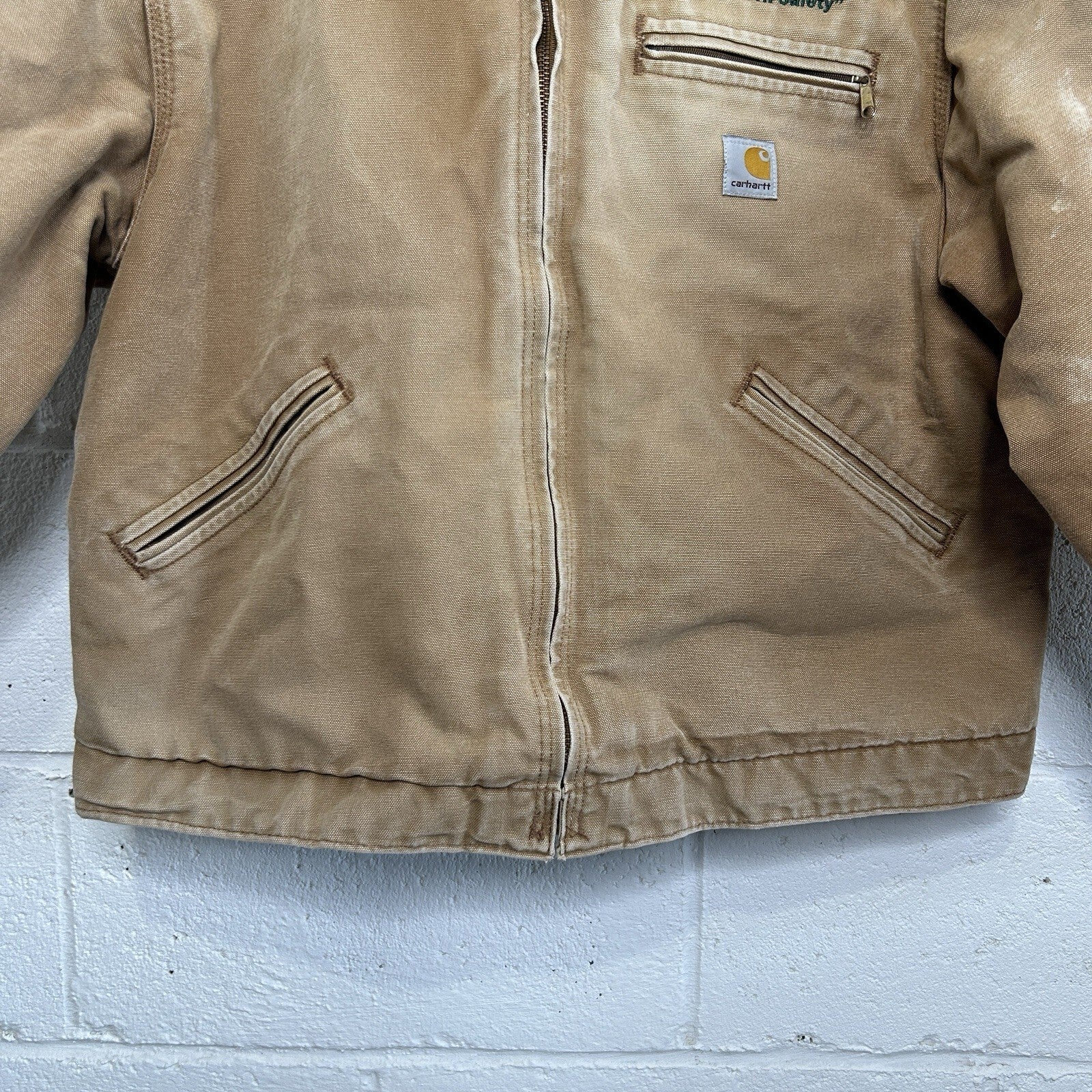 Vintage Carhartt Blanket-Lined Detroit Jacket “Brown” J01 BRN 44R/Men’s Large