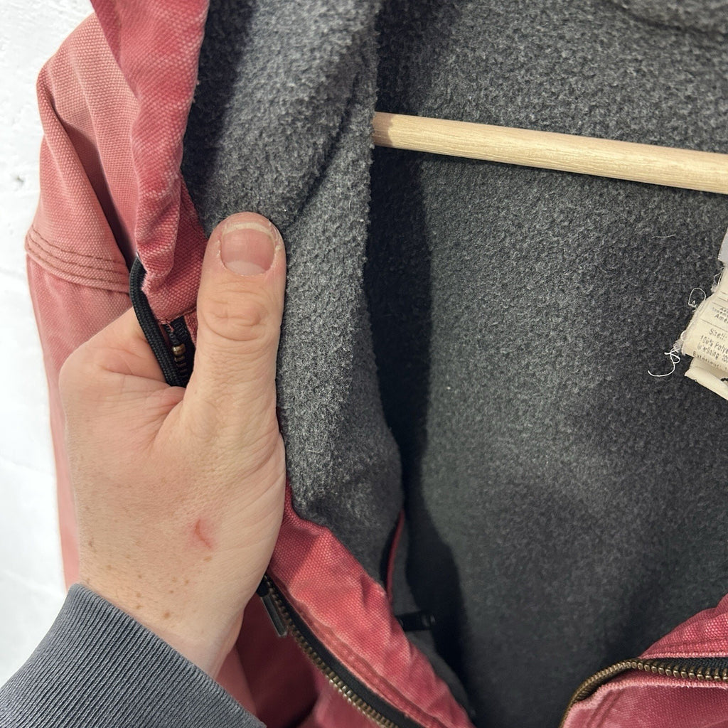 Vintage Carhartt Fleece-Lined Active Jacket “Dark Red” J158 DKR