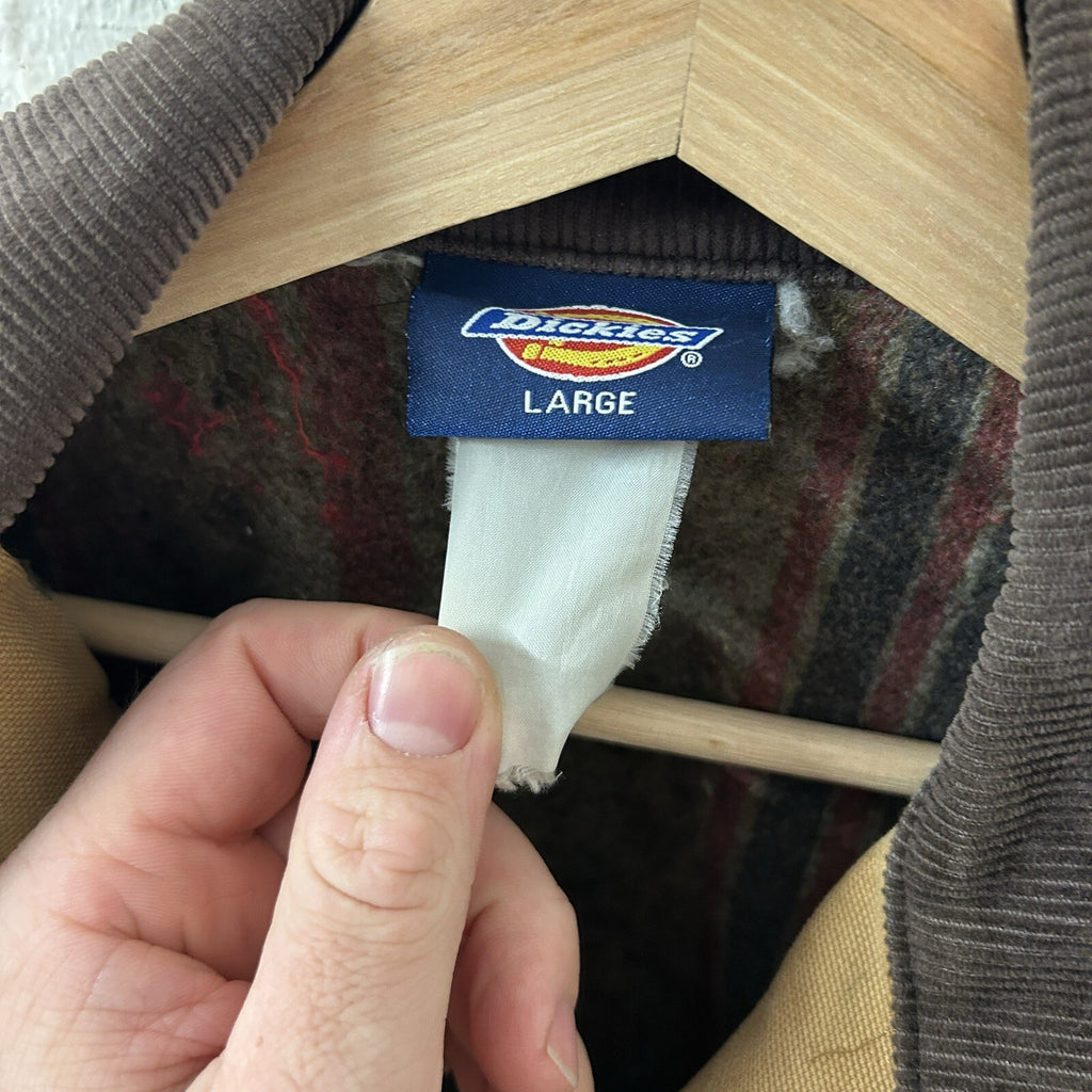 Vintage Dickies Blanket-Lined Duck Canvas Detroit Jacket “Brown” Men’s Large