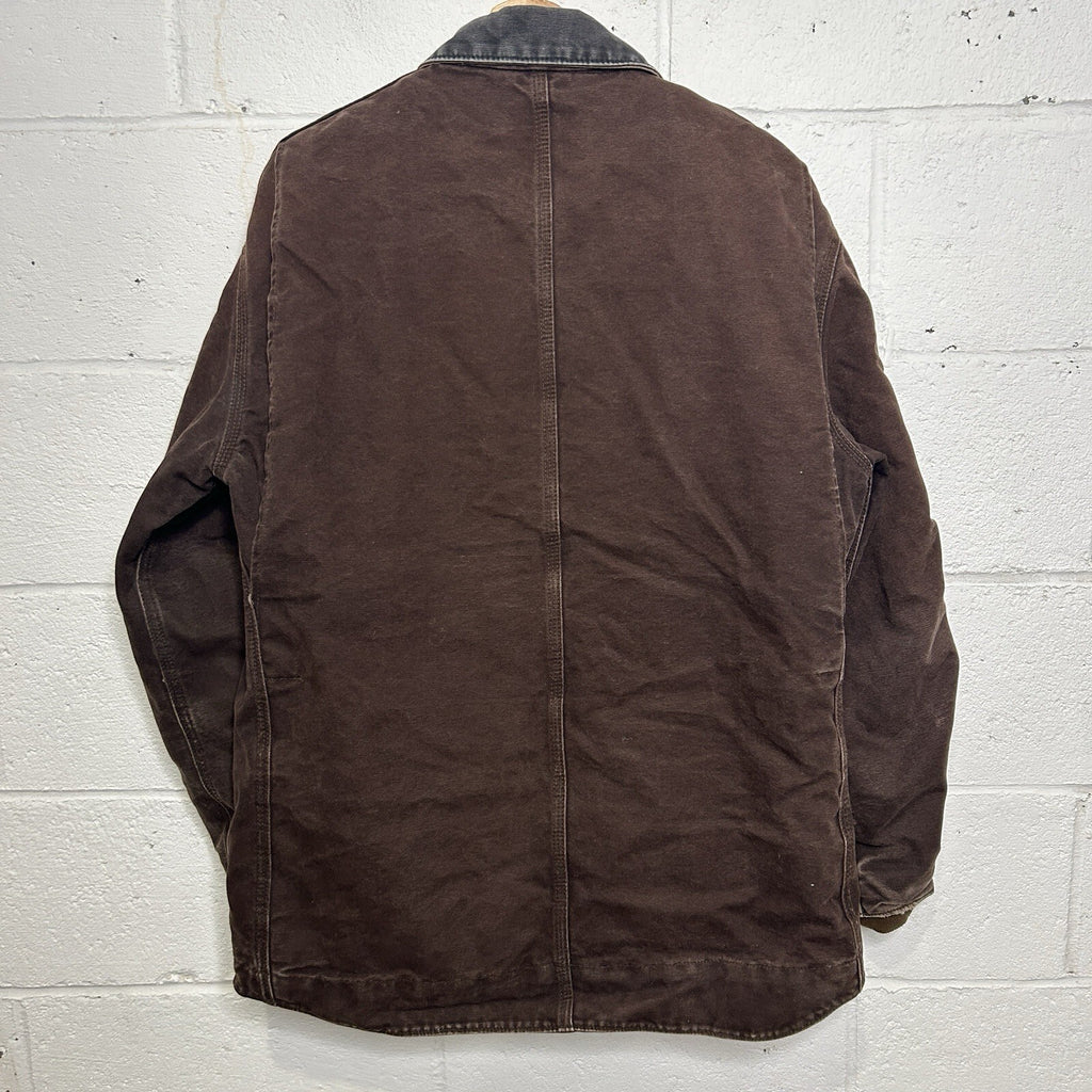Vintage Carhartt Sherpa-Lined Ridge Jacket “Dark Brown” C61 DKB Men’s Medium