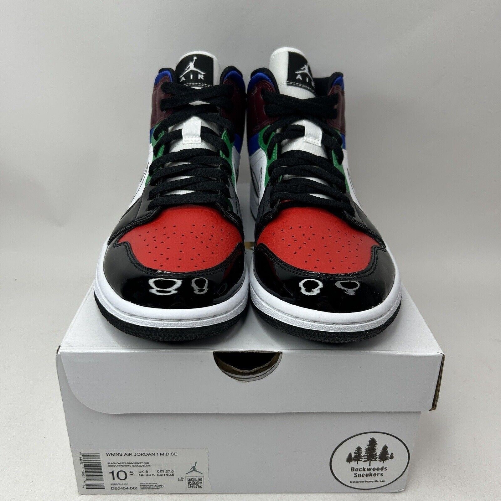 Nike Shoes Air Jordan 1 Mid SE “Black Multi-Color” 2023
