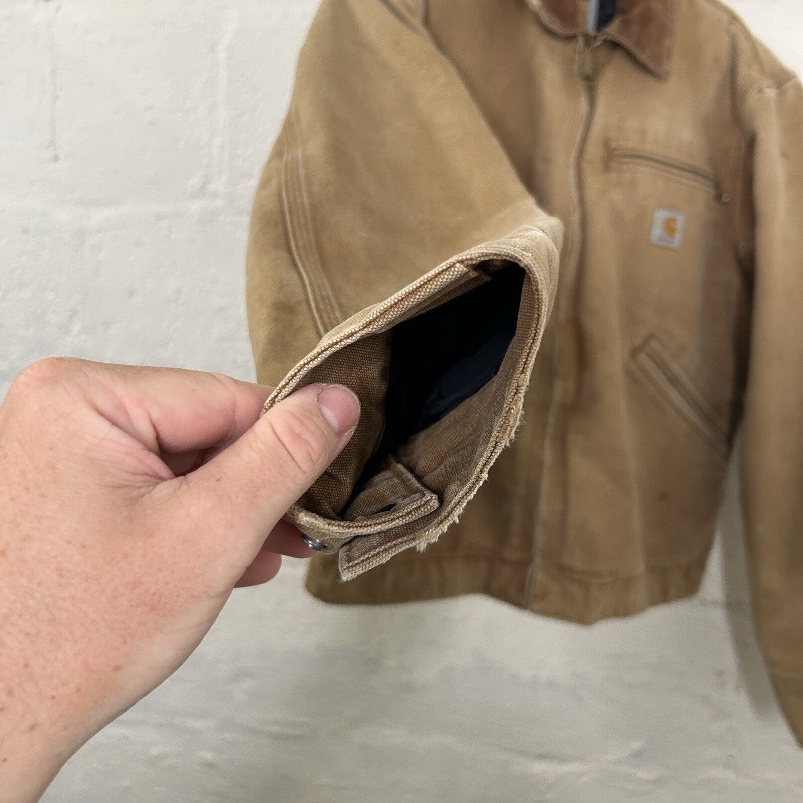Vintage Carhartt Blanket-Lined Detroit Jacket “Brown” J01 BRN Men’s Small