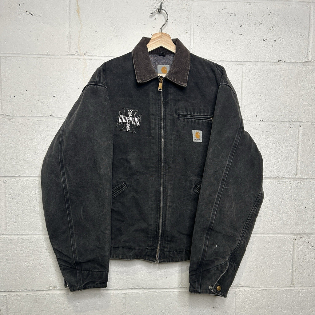 VTG Carhartt Blanket-Lined Detroit Jacket “Black” J01 BLK West Coast Choppers