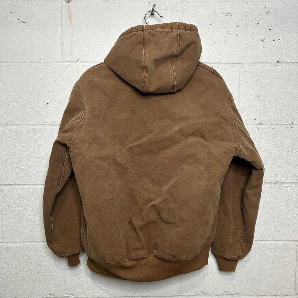 Y2K Carhartt Quilted Hooded Active Jacket “Brown” WJ130 BRN Women’s Large