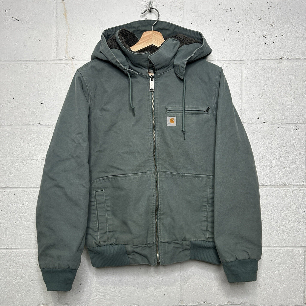 Carhartt Sherpa-Lined Wildwood Jacket “Balsam Green” 100815 G02 Women’s Large