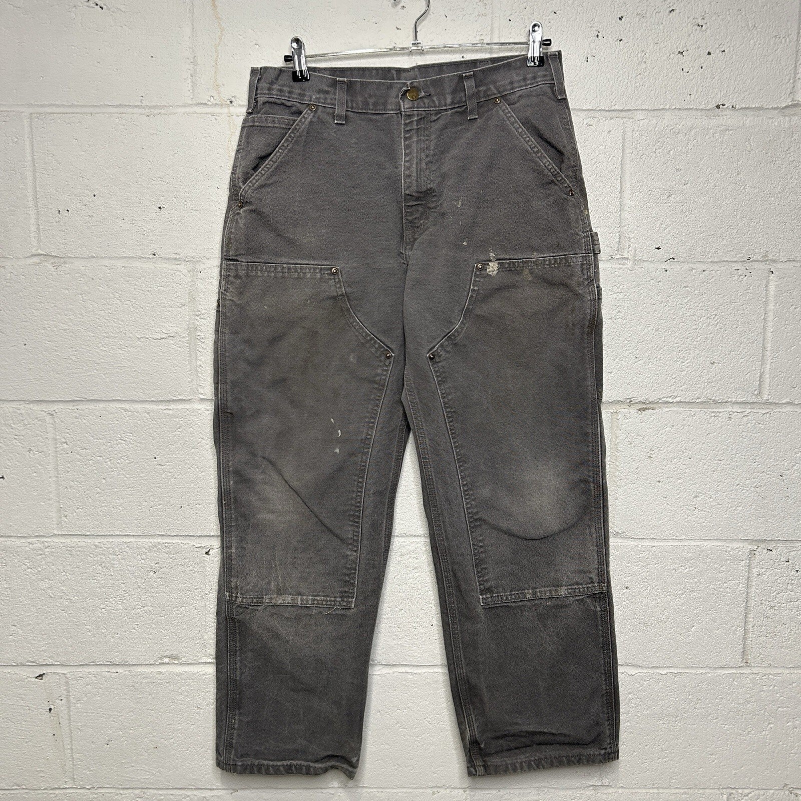 Vintage Carhartt Dungaree DoubleKnee Pants “Gravel Grey”