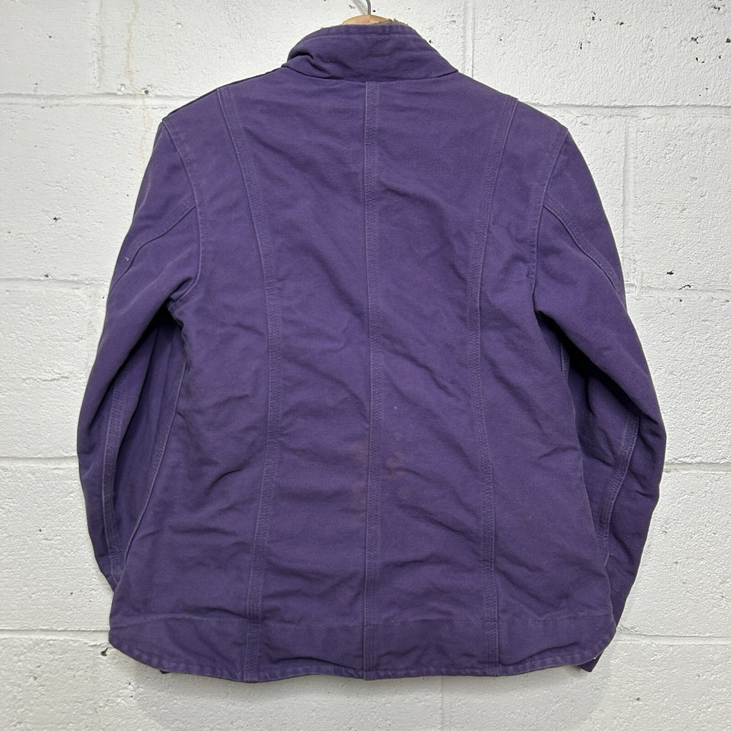 Vintage Carhartt Sherpa-Lined Sierra Jacket “Grape” WJ022 GPE Women’s Small