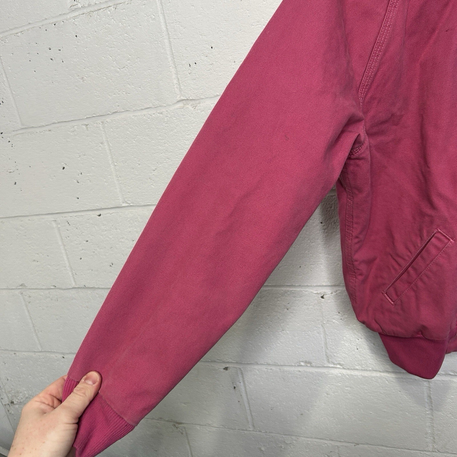 Y2K Carhartt Quilted Hooded Active Jacket “Tulip Pink” 100461-677 Women’s Small