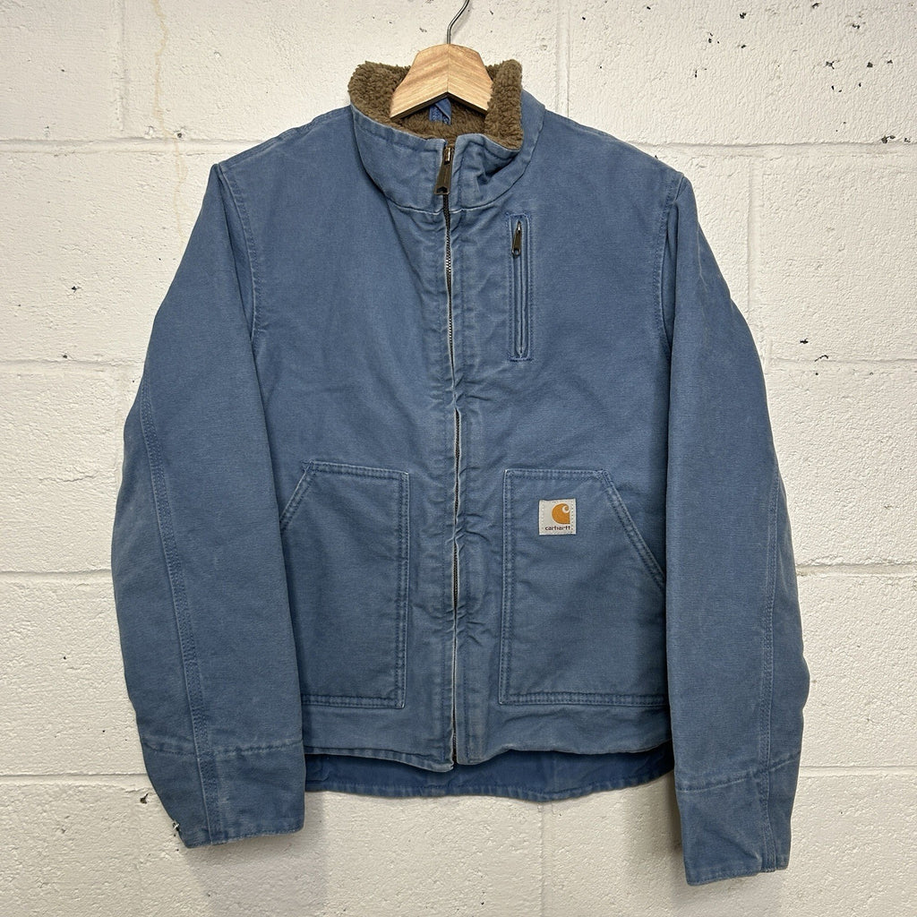 Carhartt Sherpa-Lined Canyon Jacket “French Blue” WJ022 FHB Women’s Small