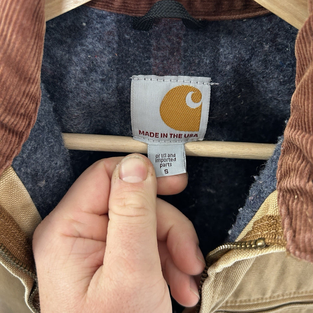 Vintage Carhartt Blanket-Lined Detroit Jacket “Brown” J01 BRN Men’s Small