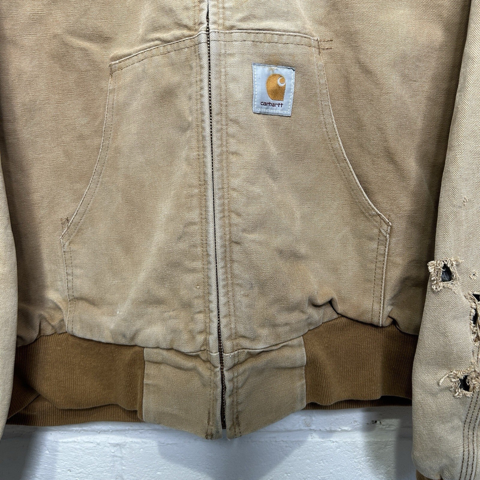 Vintage Carhartt Flannel-Lined Hooded Active Jacket “Brown” J05 BRN Men’s XL