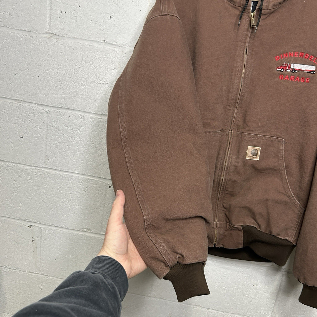 Vintage Carhartt Quilted Hooded Active Jacket “Chesnut” J269 CHT Men’s X-Large