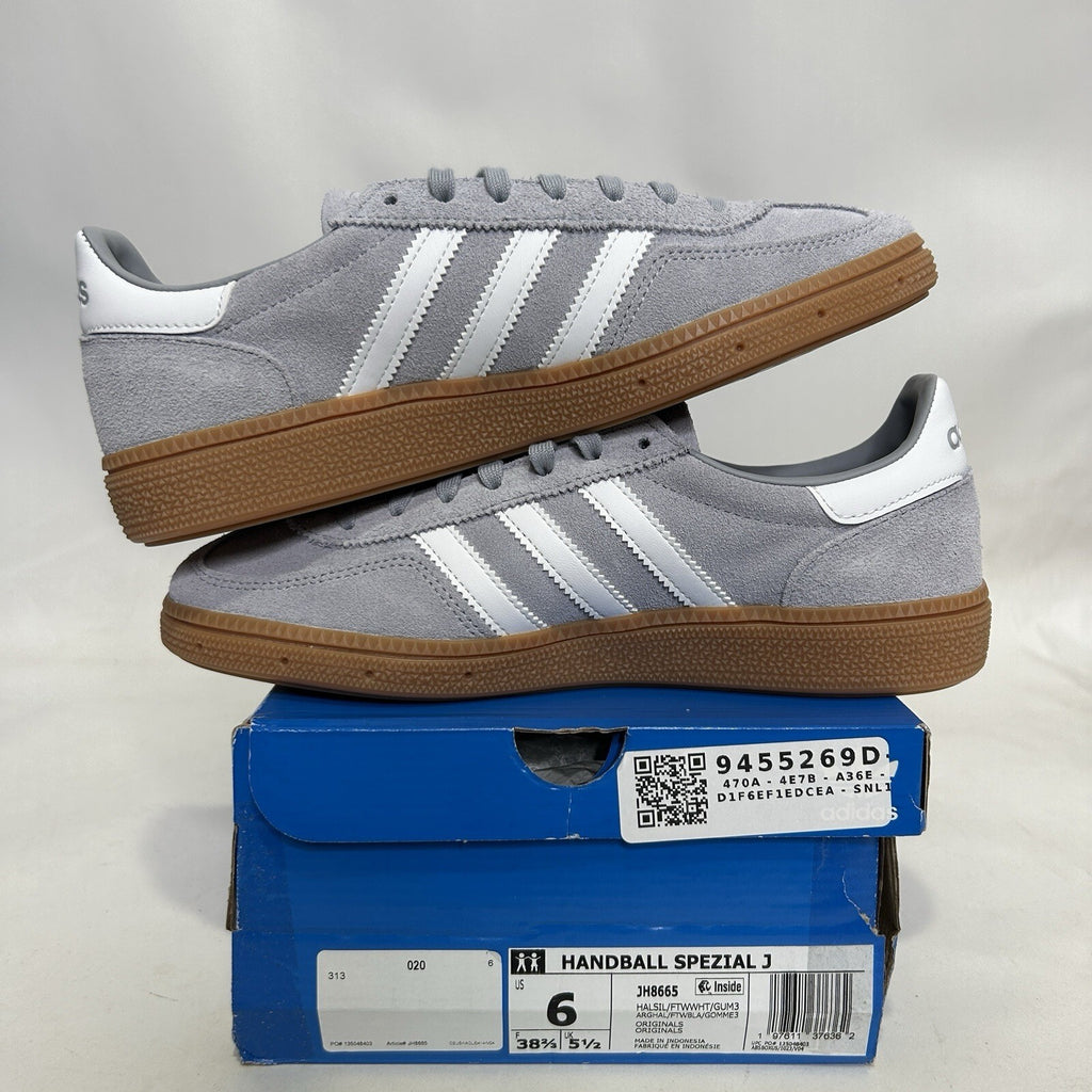 Adidas Handball Spezial GS “Halo Silver Cloud White” JH8665 6Y/Women’s 7 New