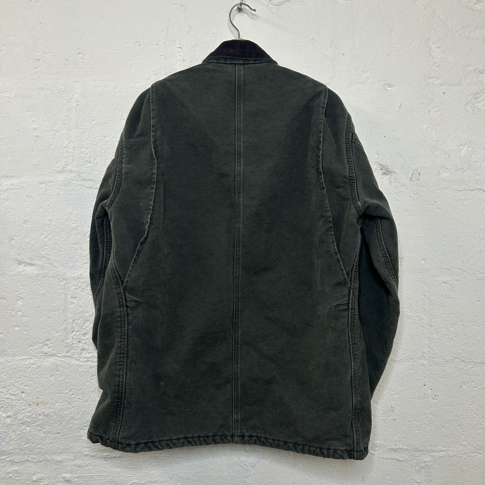 Vintage Carhartt Blanket-Lined Chore Coat “Moss Green” C02 MOS Men’s Large