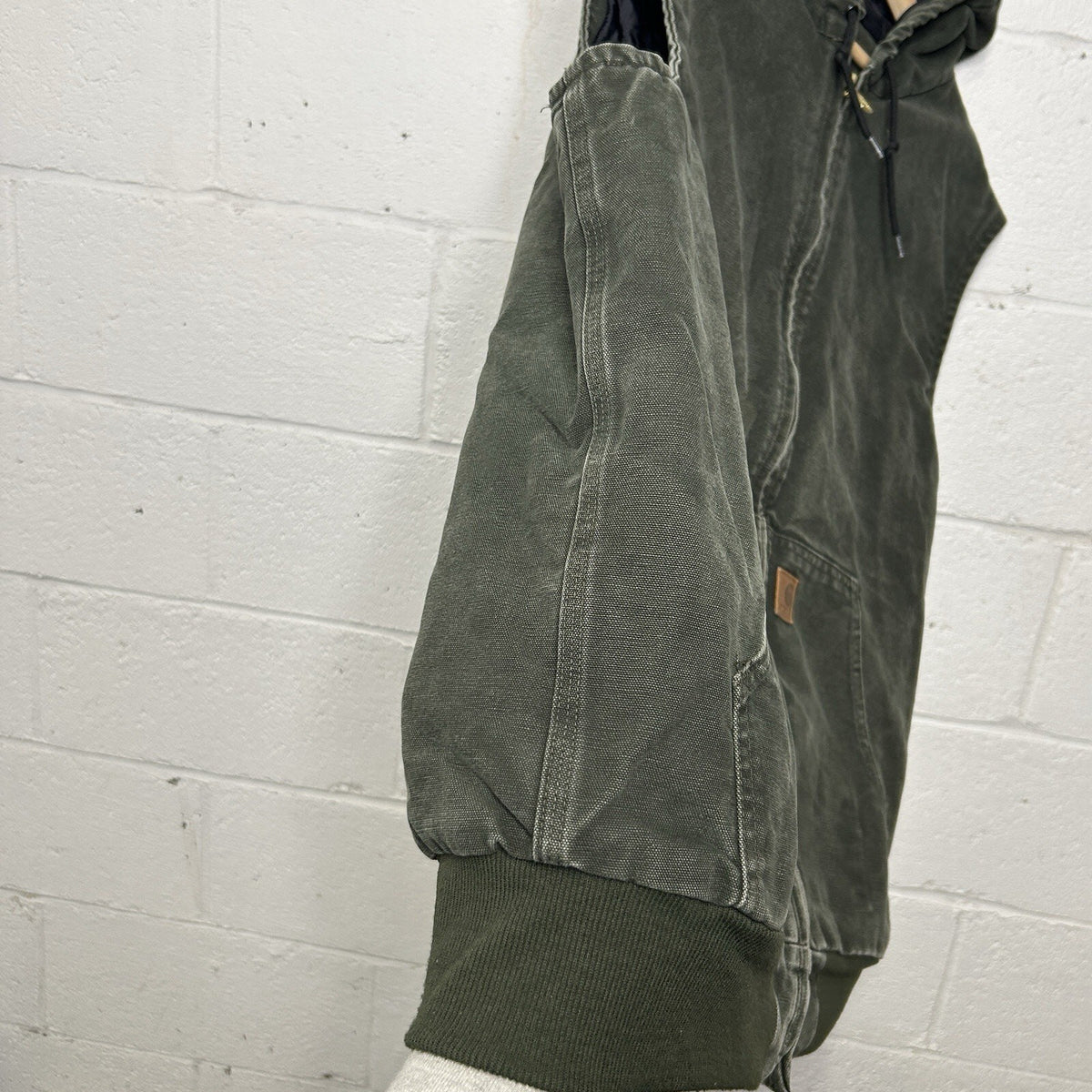 Carhartt Hooded Quilted Canvas Vest “Moss Green” 100121