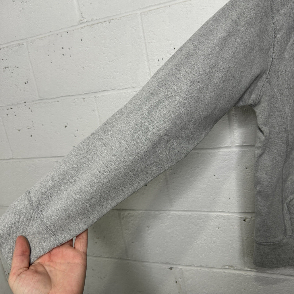 Supreme Fleece Pullover Blank Hoodie “Heather Grey” Men’s Medium