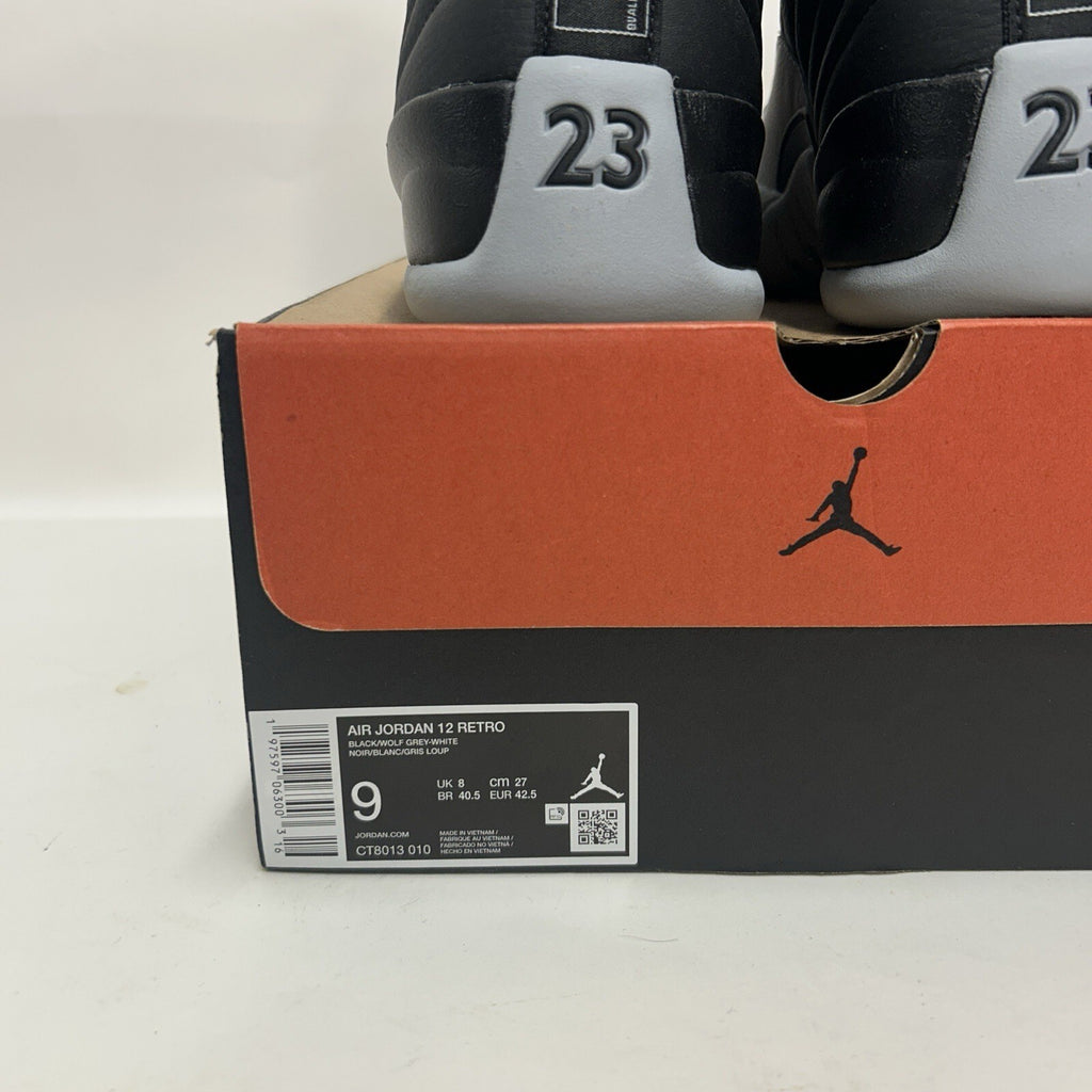 Nike Air Jordan 12 Retro “Barons/Black Wolf Grey White” CT8013-010 Men’s 9 New
