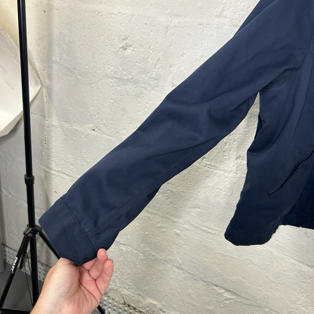 Y2K Carhartt Twill Quilt-Lined Detroit Jacket “Navy Blue” J293 NVY Men’s Large