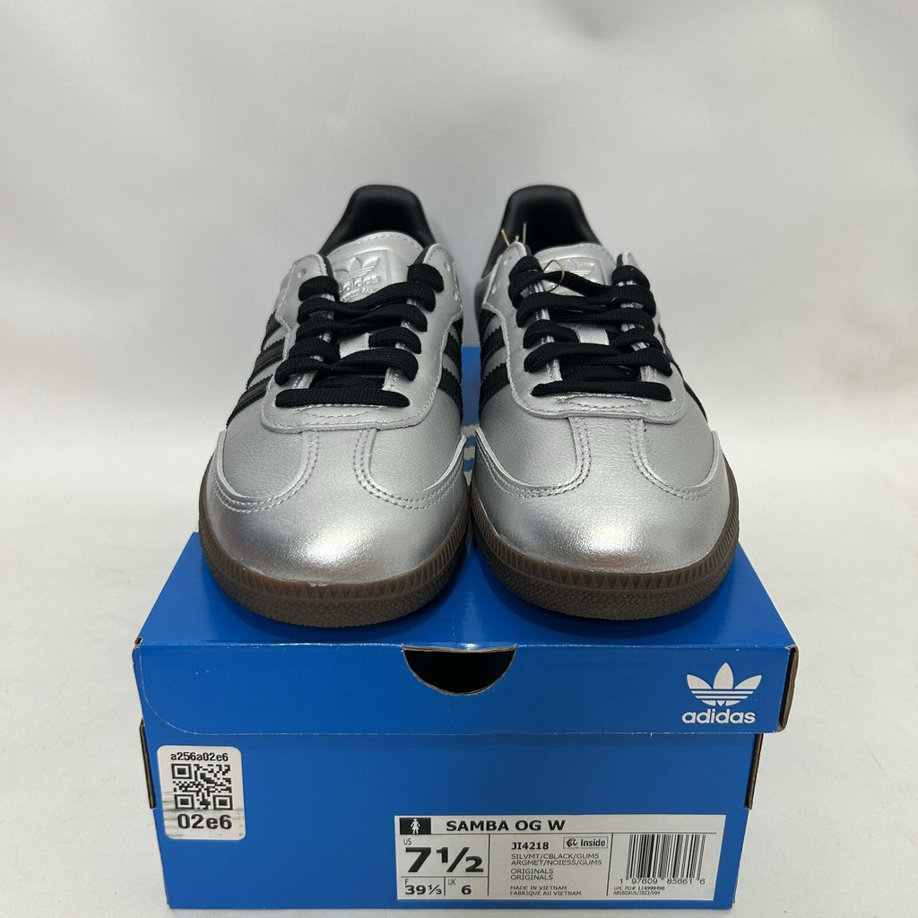 adidas Samba OG WMNS “Silver Metallic” JI4218 Women’s 7.5 New