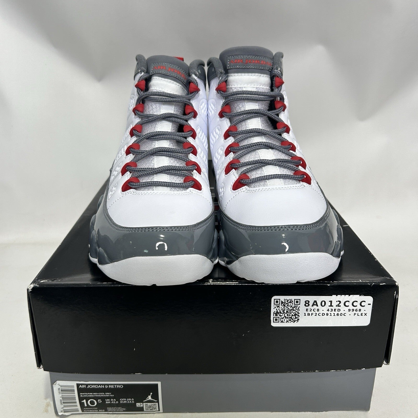Nike Air Jordan 9 Retro OG “Fire Red” CT8019-162 Men’s 10.5 New