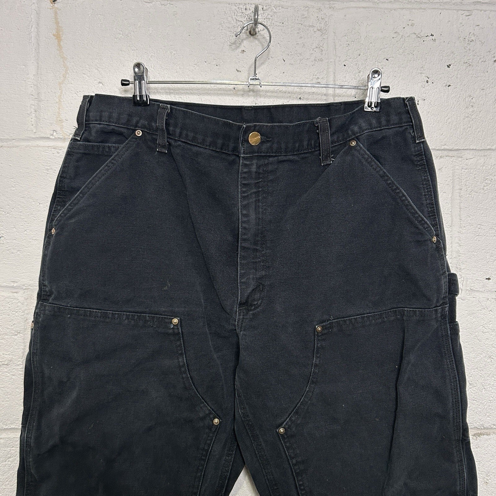 Vintage Carhartt DoubleKnee Carpenter Pants “Black” B01