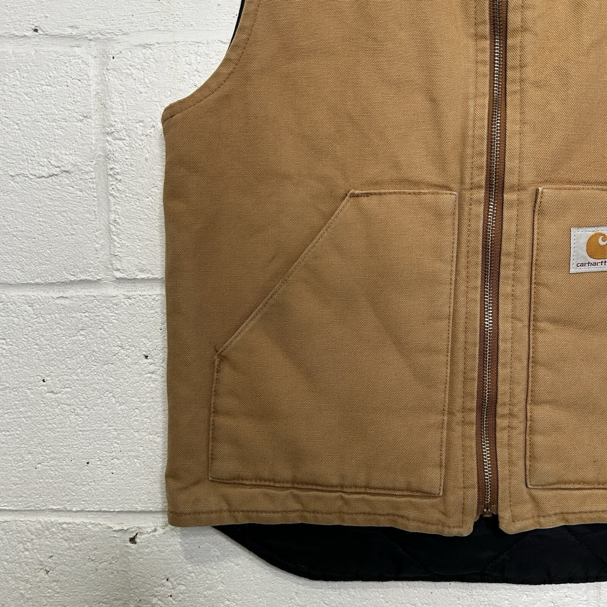 Y2K Carhartt Quilted Artic Vest “Brown” V01 BRN Men’s Small
