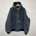 Vintage Faded Carhartt Quilted Active Jacket “Black” J140 BLK Men’s X-Large