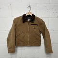 Y2K Carhartt Sherpa-Lined Detroit Jacket “Brown” YYJ97 BRN Youth Medium