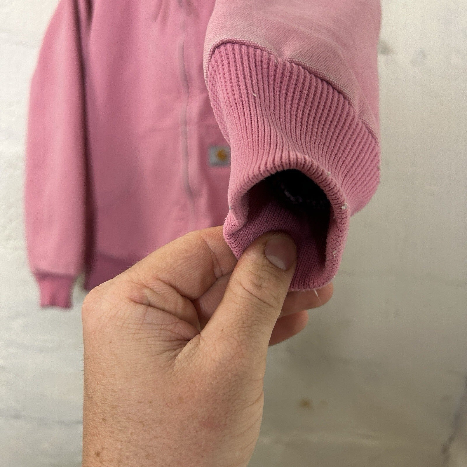 Y2K Carhartt Quilted Hooded Active Jacket  “Pink Rose” WJ130 PKR Women’s Medium