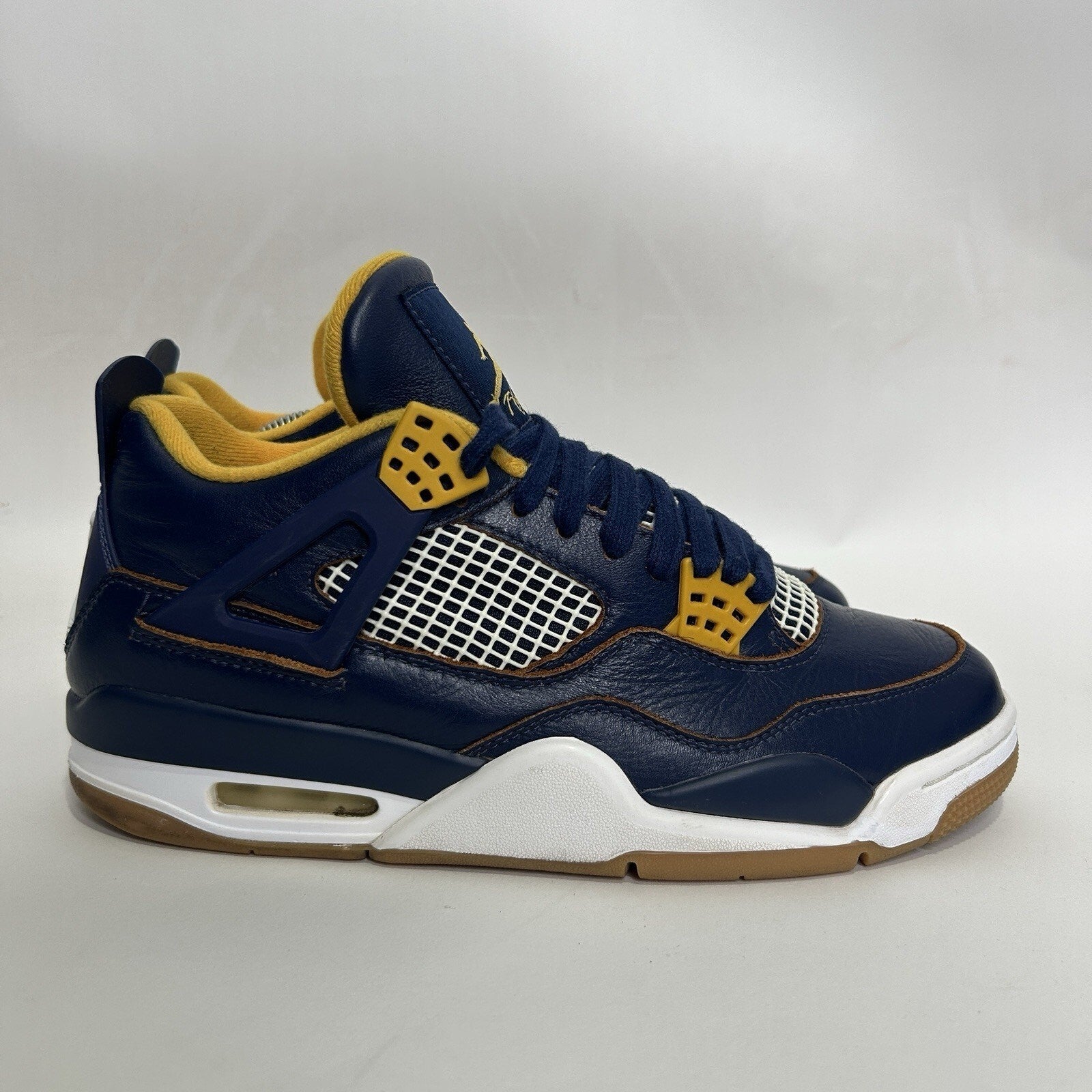 Nike Air Jordan IV 4 Retro “Dunk From Above/Navy Gold” 308497-425 Men’s 9