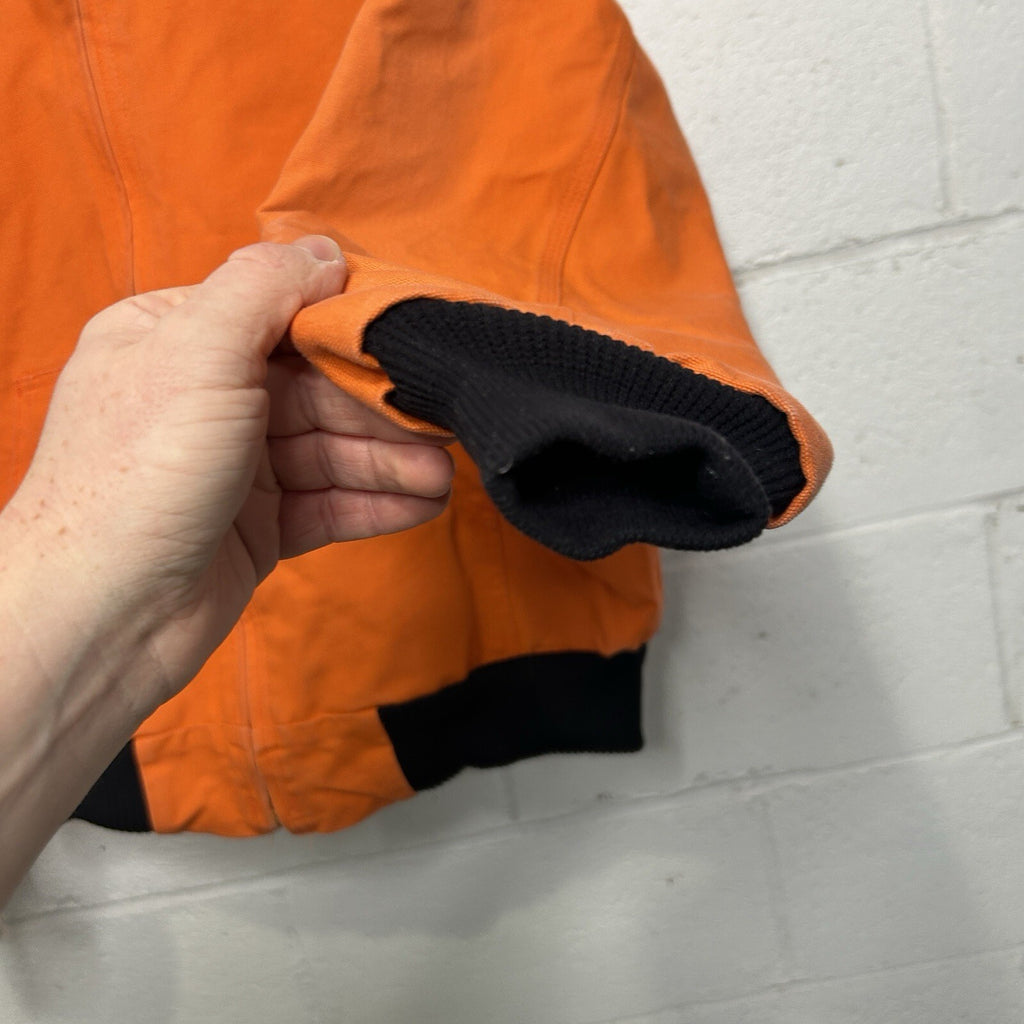 Vintage Carhartt Quilted Active Jacket “Blaze Orange” J140 BLZ Men’s Medium