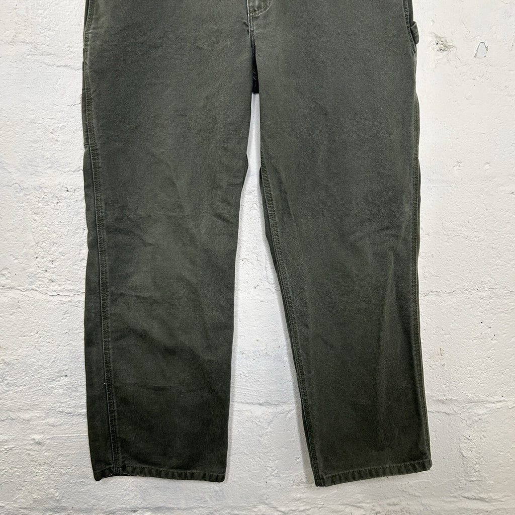Carhartt Dungaree Fit Carpenter Pants “Moss Green” B11 MOS Size 36x30