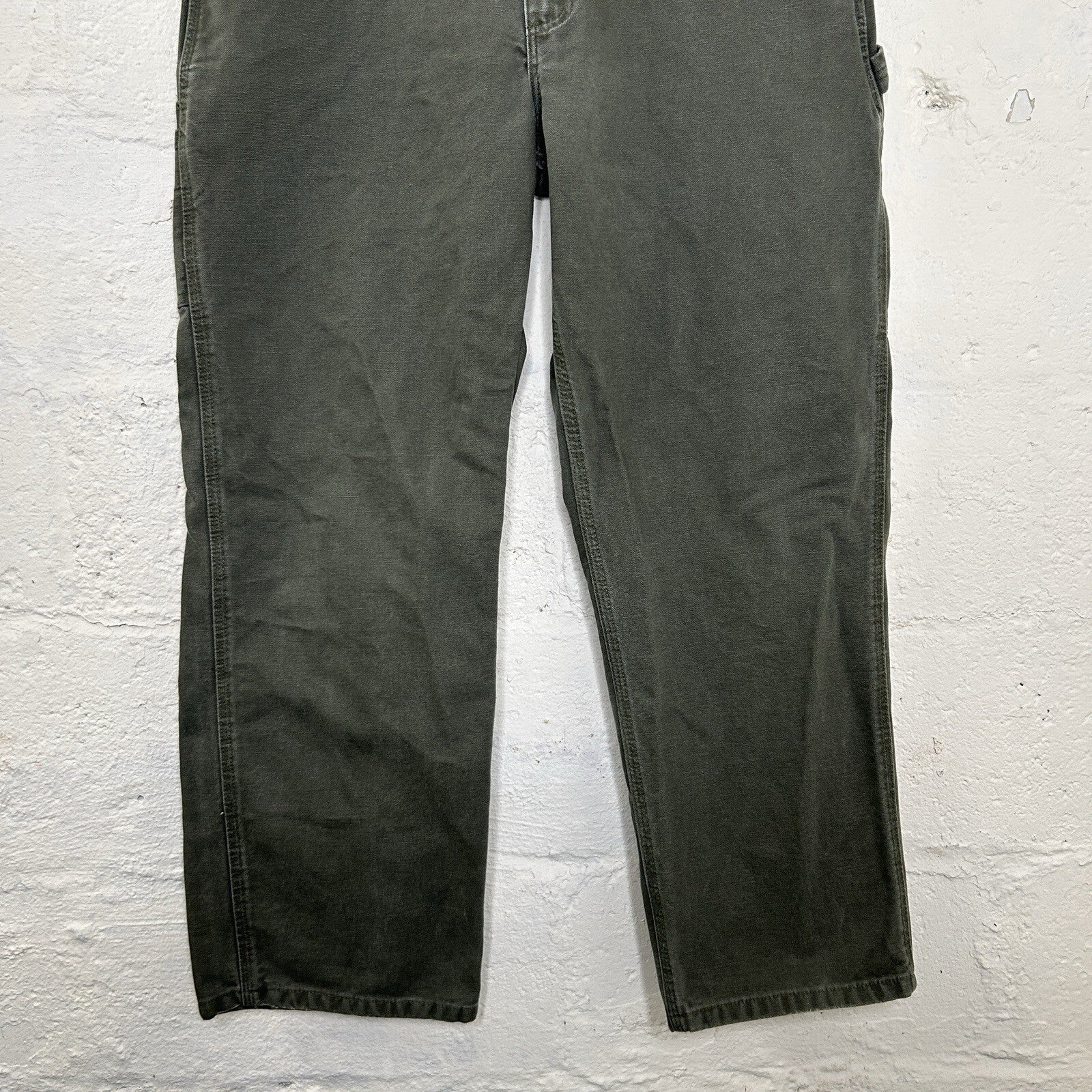 Carhartt Dungaree Fit Carpenter Pants “Moss Green” B11 MOS Size 36x30