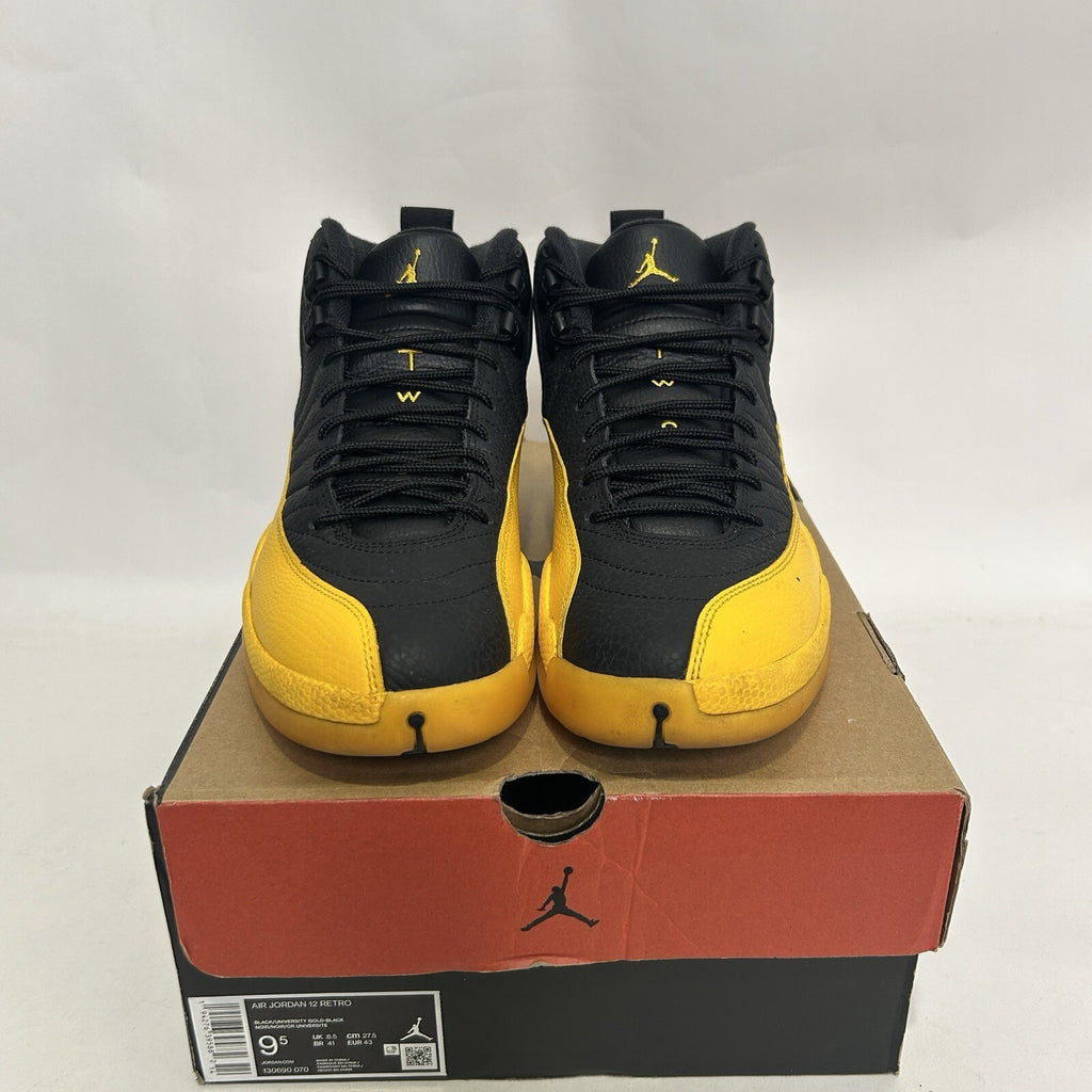 Nike Air Jordan 12 Retro “University Gold/Yellow Black” (130690-070) Men’s 9.5