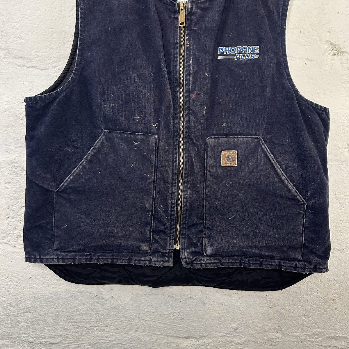 Vintage Carhartt Quilt-Lined Artic Vest “Midnight Blue” V02 MDT Men’s X-Large