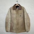 Vintage Faded Carhartt Quilted Artic Jacket “Brown” CQ186 Men’s Large