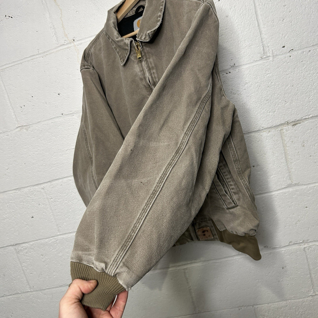 Vintage Carhartt Mesh-Lined Santa Fe Jacket “Desert Brown” J102 DES Men’s Large