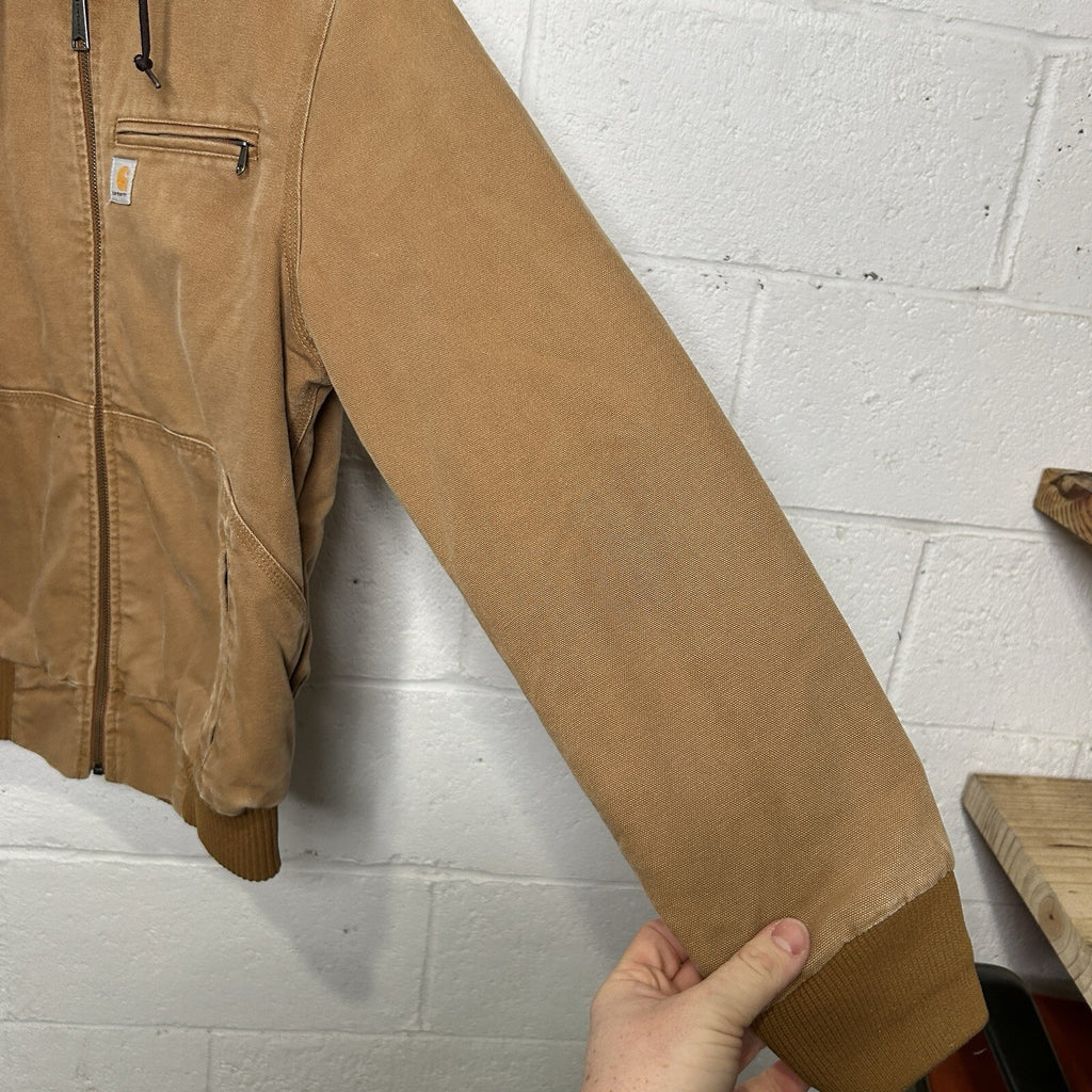 Carhartt Sherpa-Lined Wildwood Jacket “Brown” 100815-211 Women’s Medium
