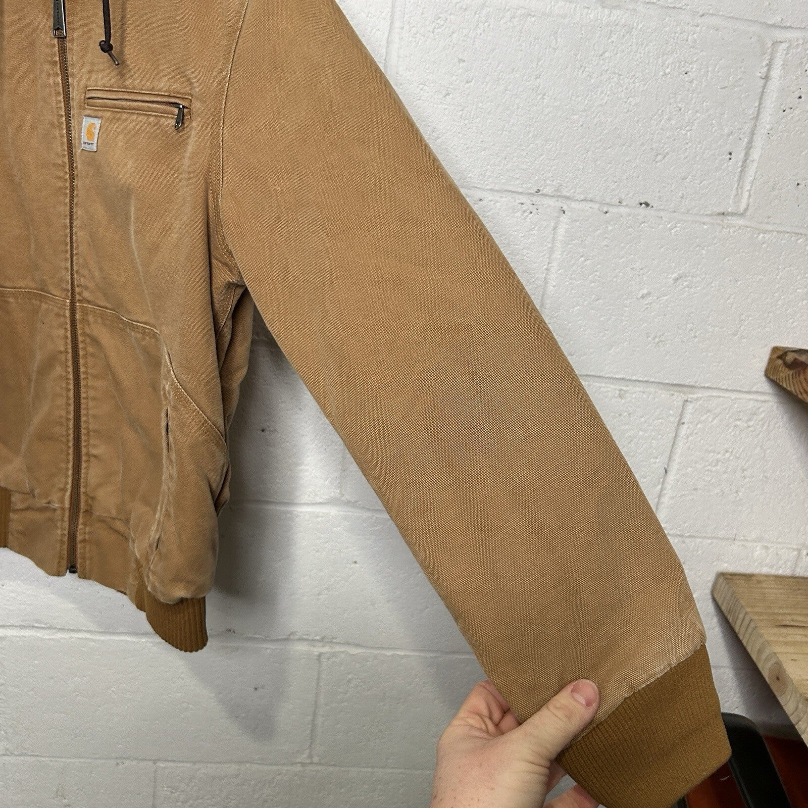 Carhartt Sherpa-Lined Wildwood Jacket “Brown” 100815-211 Women’s Medium