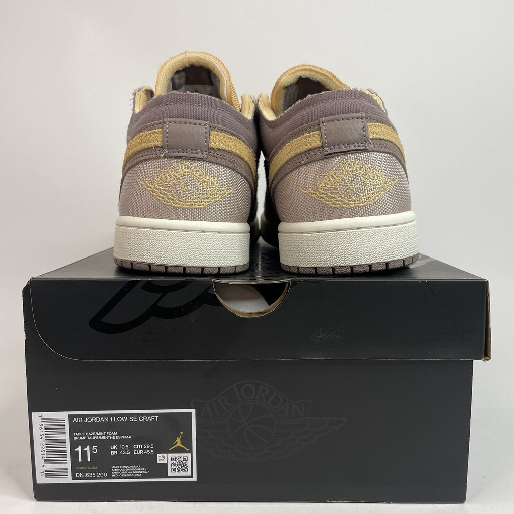 Nike Air Jordan 1 Low SE Craft “Taupe Haze” DN1635-200 Men’s 11.5 Brand New