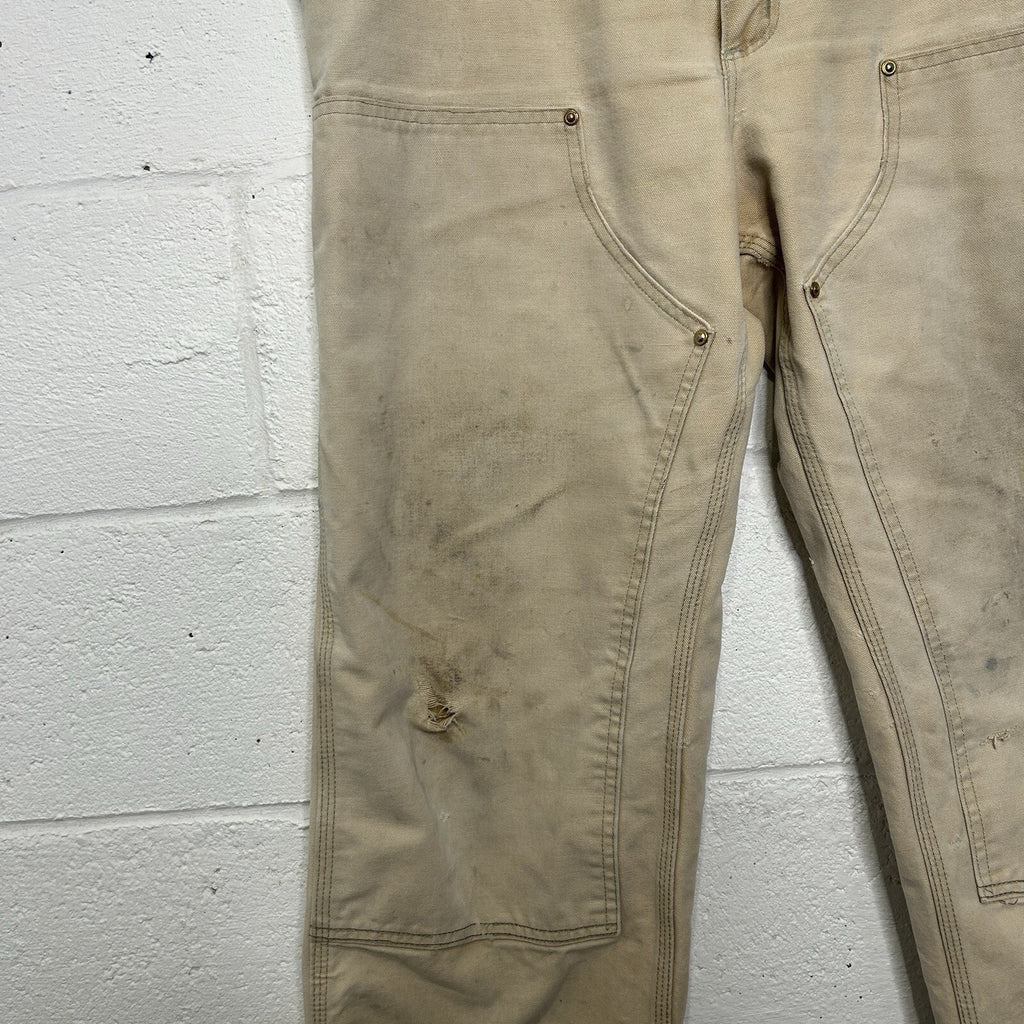 Vintage Carhartt Canvas DoubleKnee Pants “Brown” B01