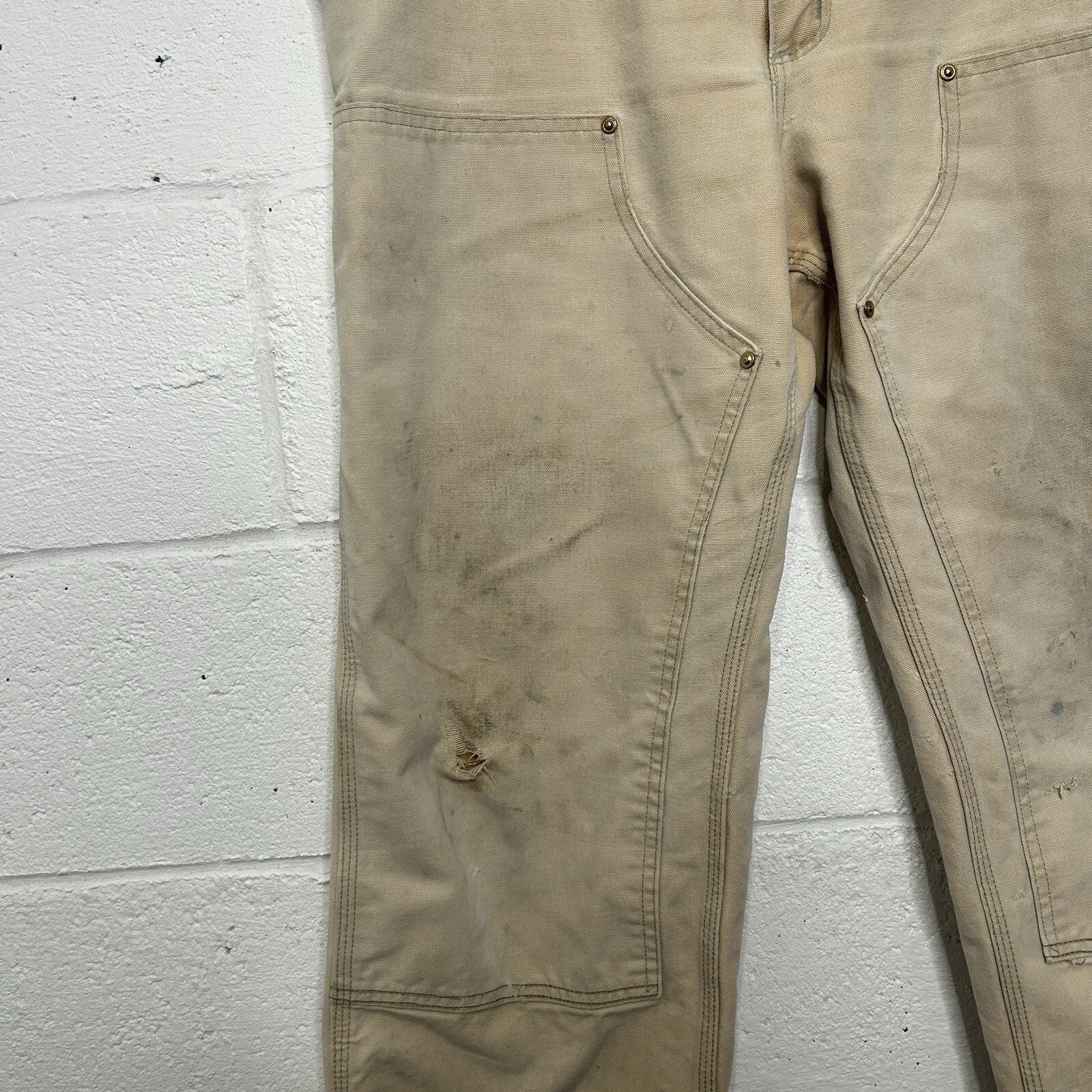 Vintage Carhartt Canvas DoubleKnee Pants “Brown” B01