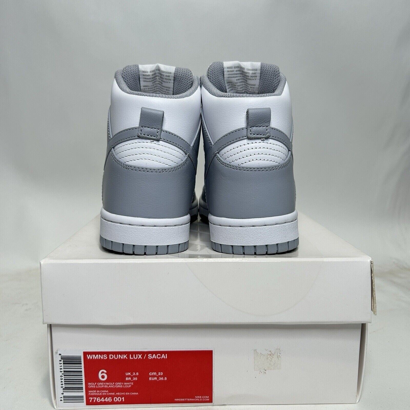 Nike sacai x NikeLab x Dunk Lux “Wolf Grey” 2024