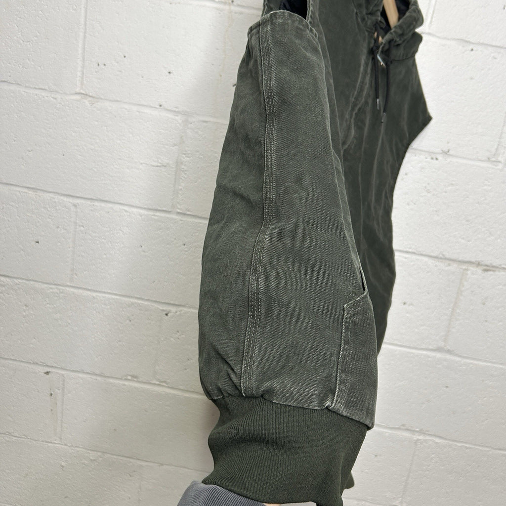 Carhartt Hooded Quilted Canvas Vest “Moss Green” 100121