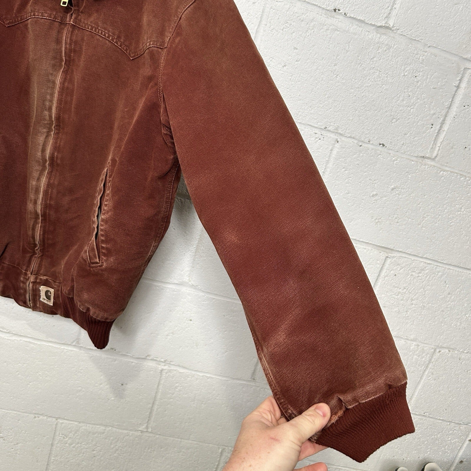 Vintage Carhartt Quilted Santa Fe Jacket “Clay Red” J14 CLY Men’s Medium