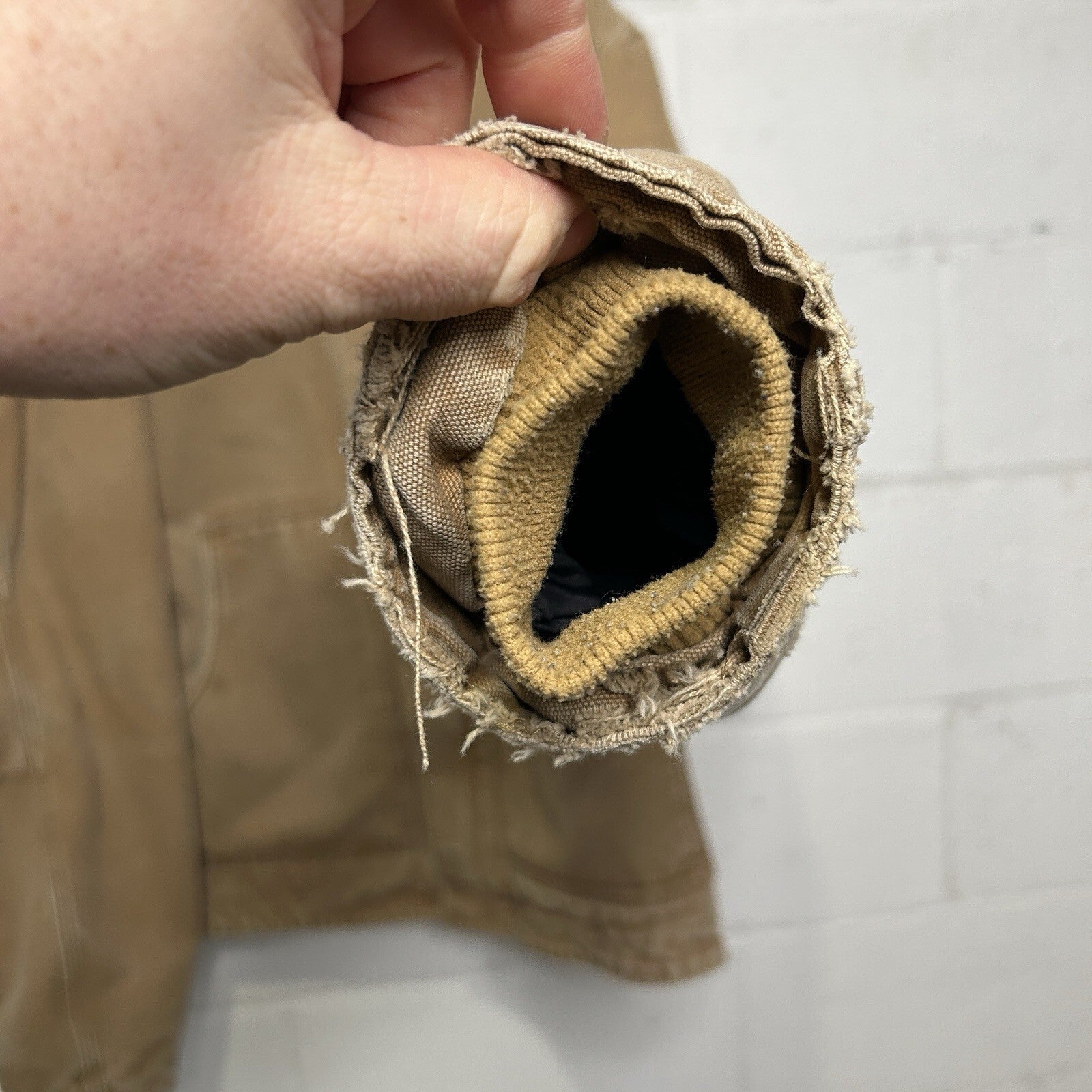 Vintage Carhartt Sherpa-Lined Dearborn Jacket “Camel/Brown” J164 CML Men’s XL