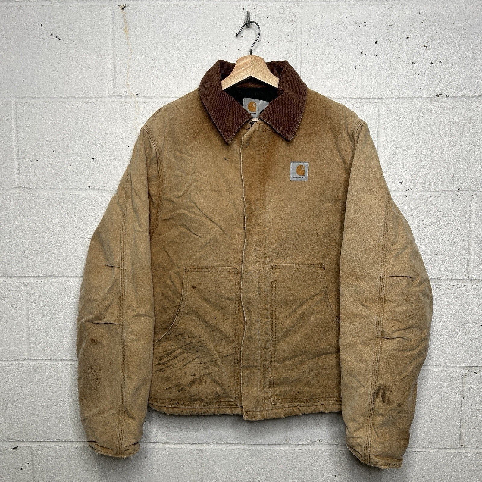 Vintage Carhartt Quilted Traditional Artic Jacket “Brown” J02 BRN Men’s X-Large