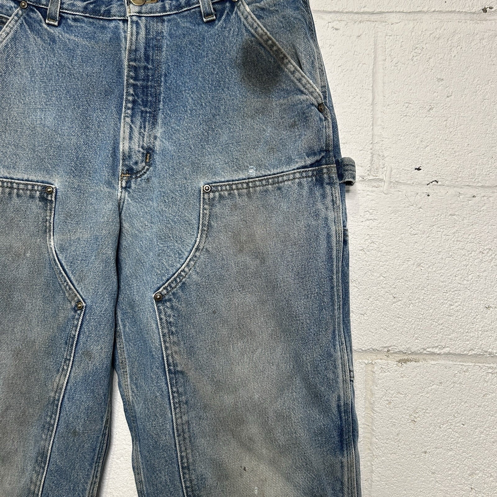 Vintage Carhartt Logger Denim DoubleKnee Pants “Darkstone”