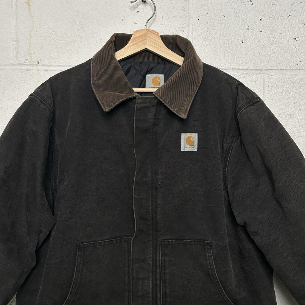 Vintage Carhartt Quilted Artic Jacket “Black” JQ185/J02 BLK Men’s X-Large