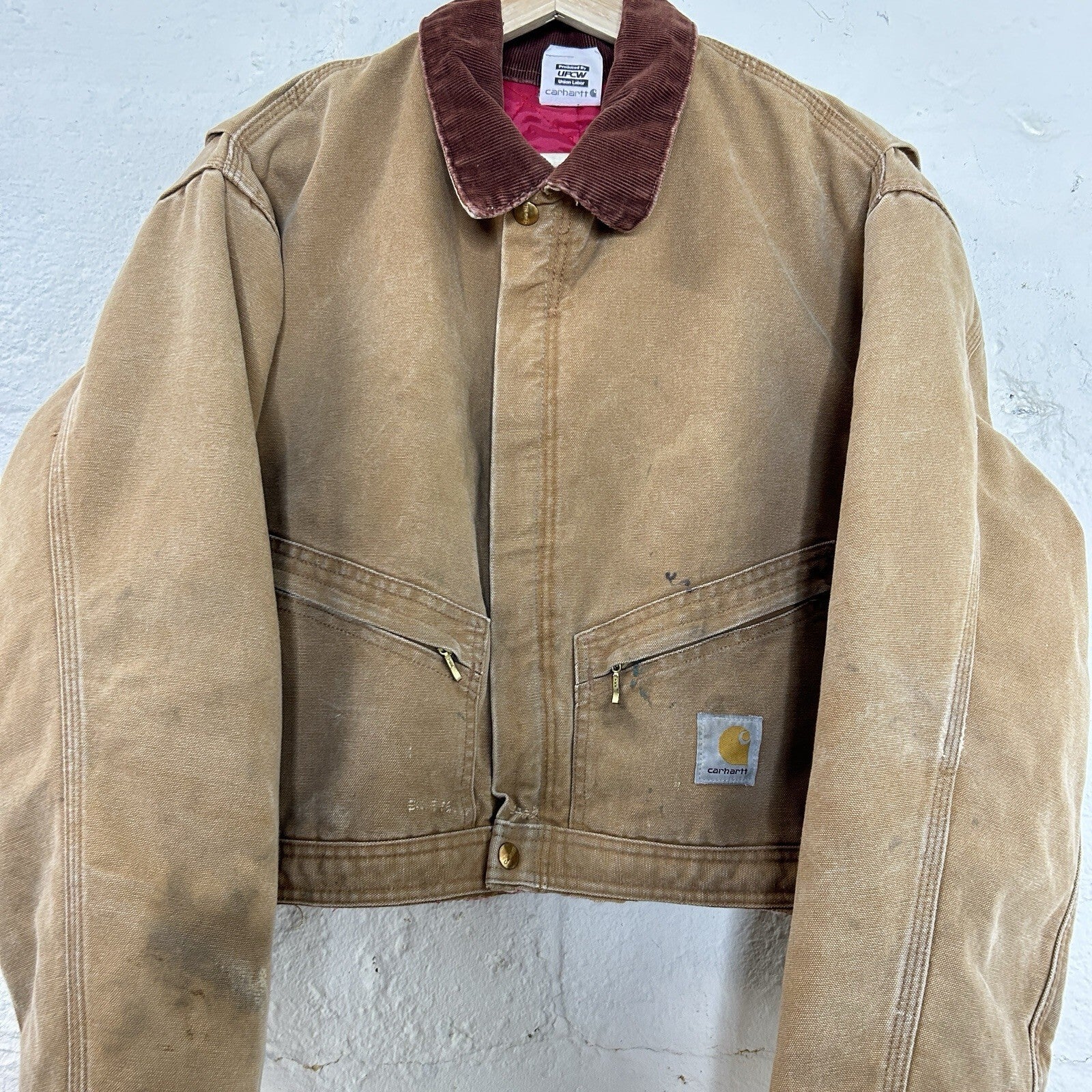 Vintage Carhartt Detroit Style Workwear Jacket “Tan” Women’s Medium/Men’s Small
